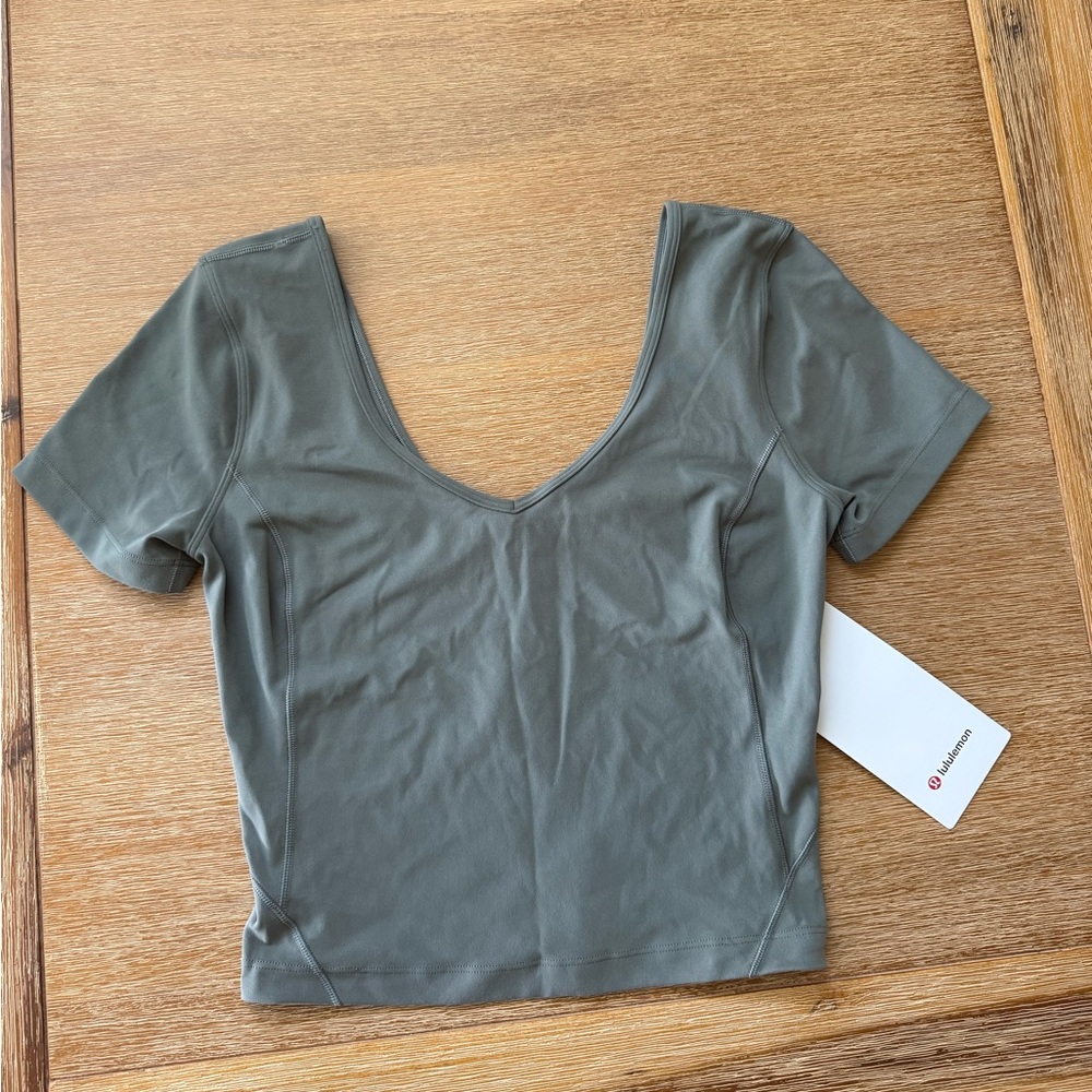 Lululemon Athletica Grey Sage Align Tee